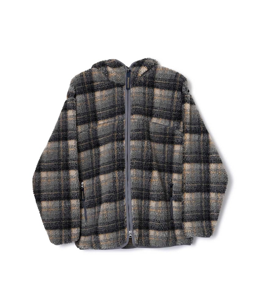 Off Mustard Ombre Plaid/オフマスタードオンブレプレイド