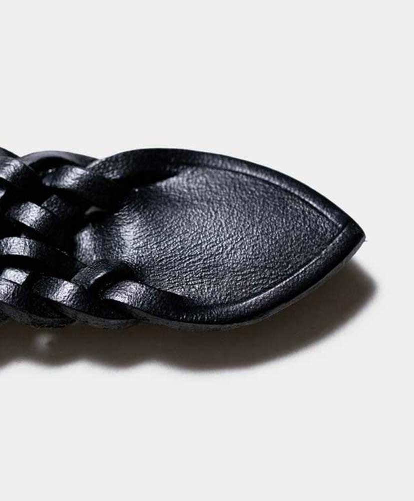 P0058 28mm Basket Weave Plaited Belt Black/ブラック 30(MEN)