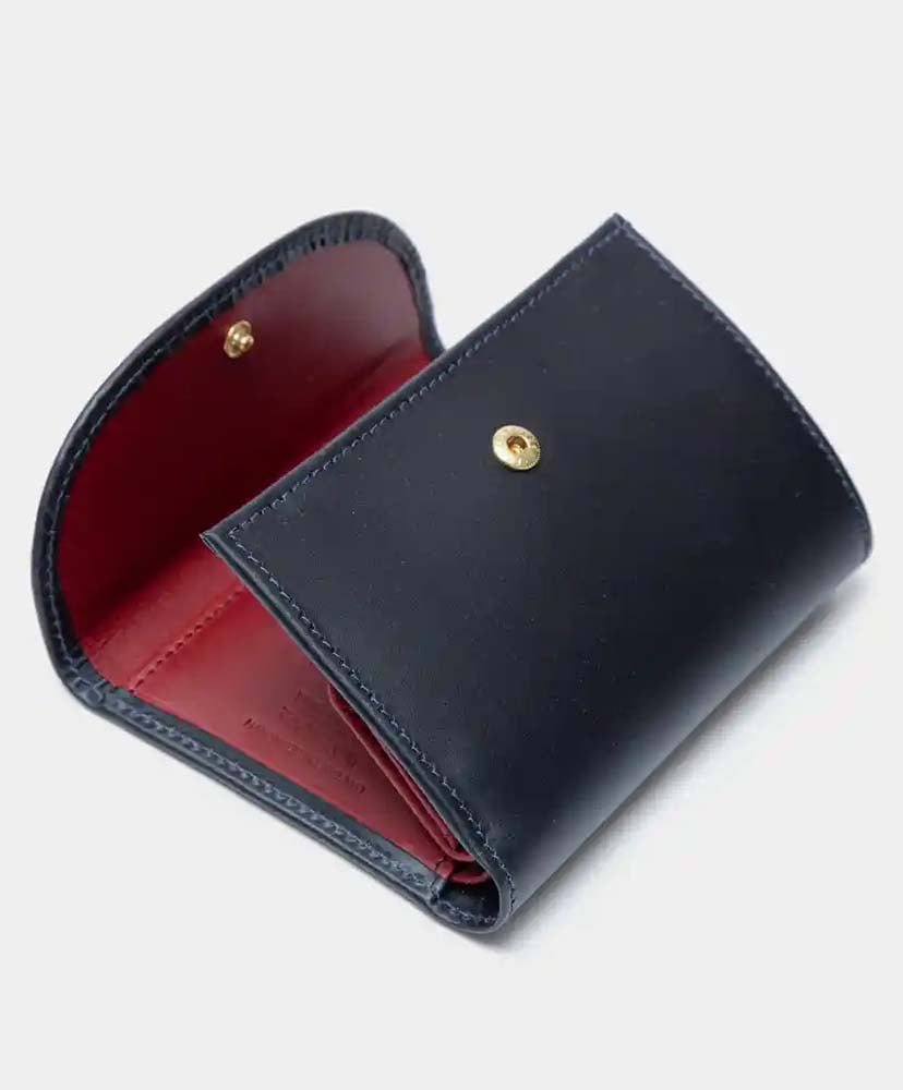 S0007 3Fold Wallet Navy Wine/ネイビーワイン ONE