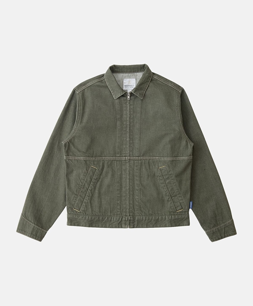 Japanese Slub Denim Jacket(L(MEN) Amber/アンバー): Gramicci