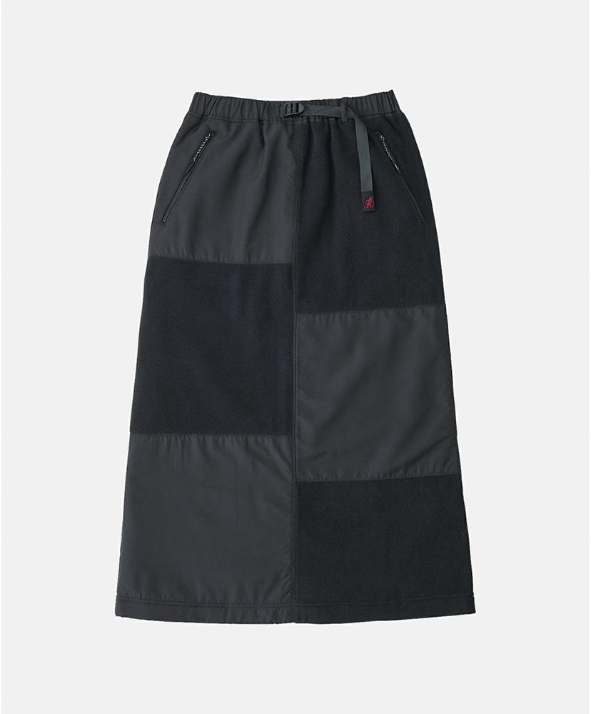 Thermal Fleece Patch Skirt(L(WOMEN) Black/ブラック): Gramicci