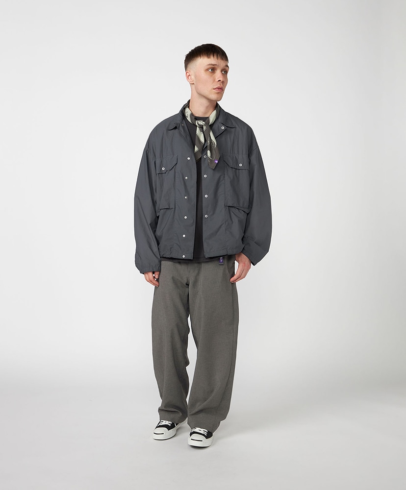 Garment Dyed Nylon Field Jacket(L(MEN) AH/アスファルトグレー