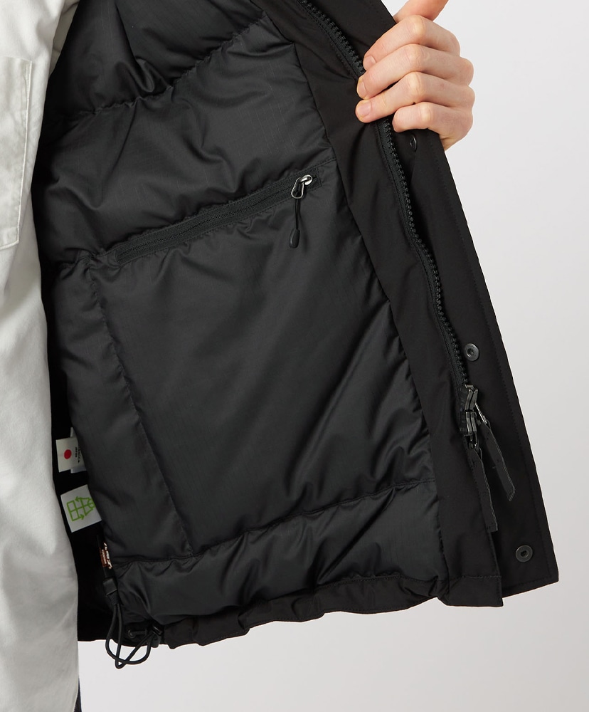 GORE-TEX Down Coat(L(MEN) K/ブラック): nanamica