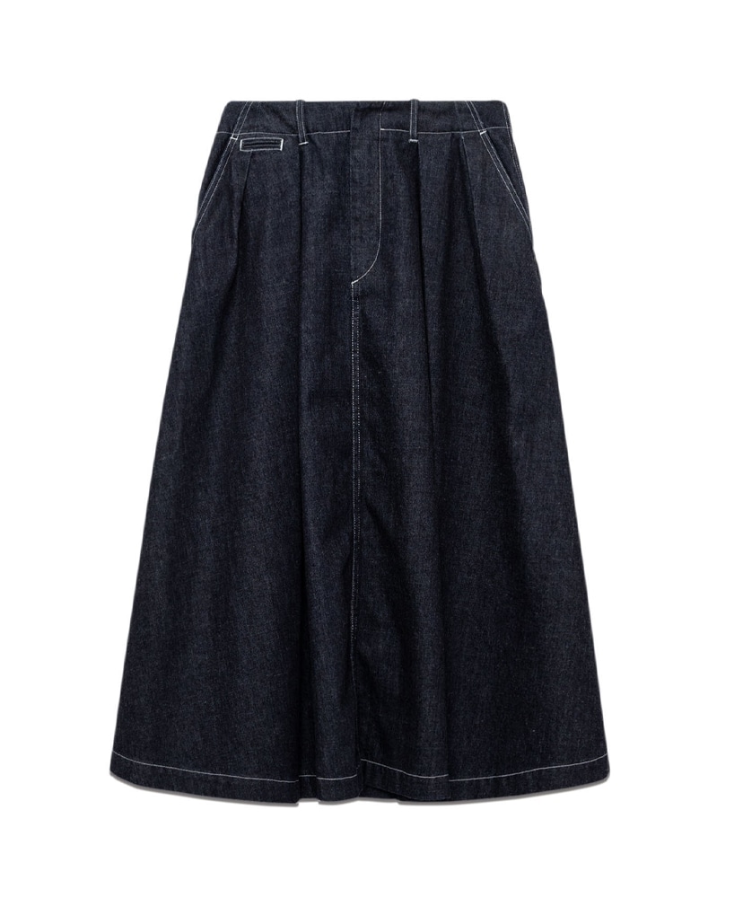 スカート musinsastandardwoman Women's Denim Maxi Skirt Deep Indigo MW Denim Maxi Skirt | MEDIUM INDIGO | Skirts | M&S US
