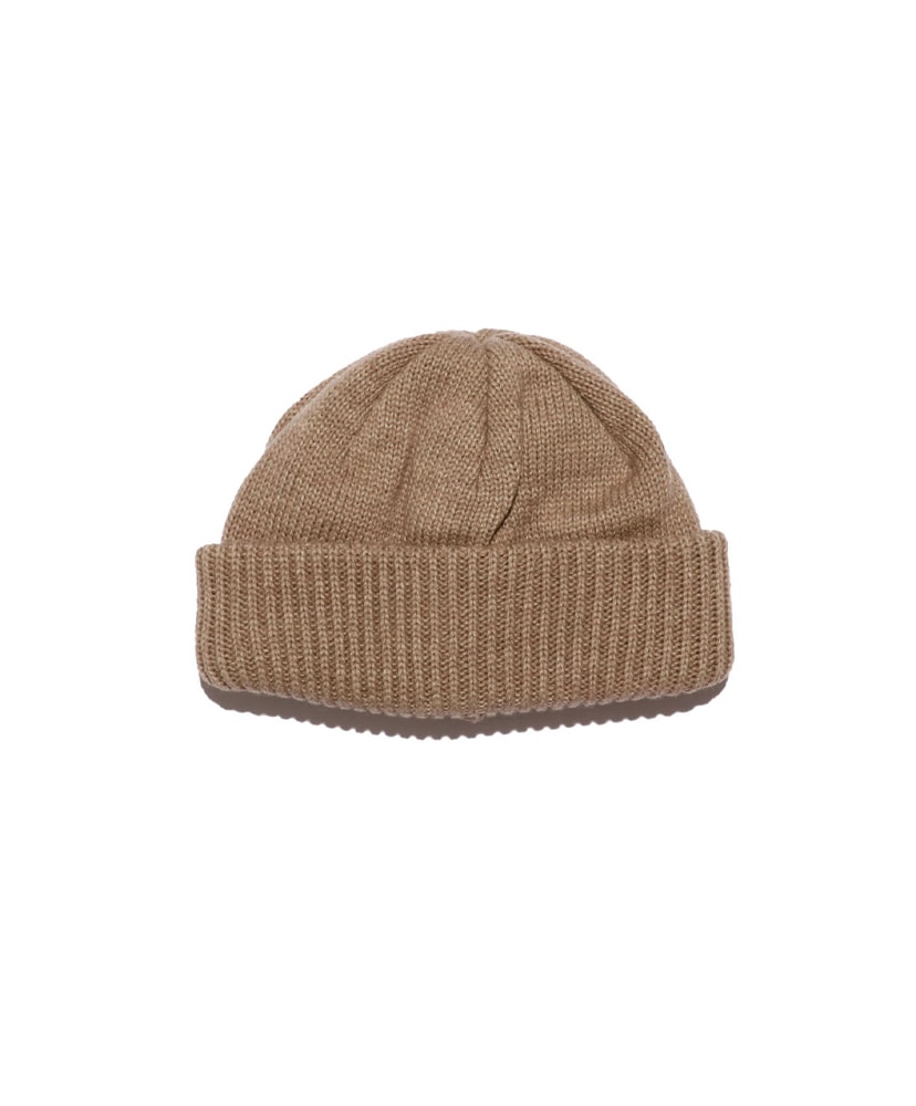 【ちゃちゃページ】 WINDSTOPPER Beanie(F(MEN) BE/ベージュ): nanamica