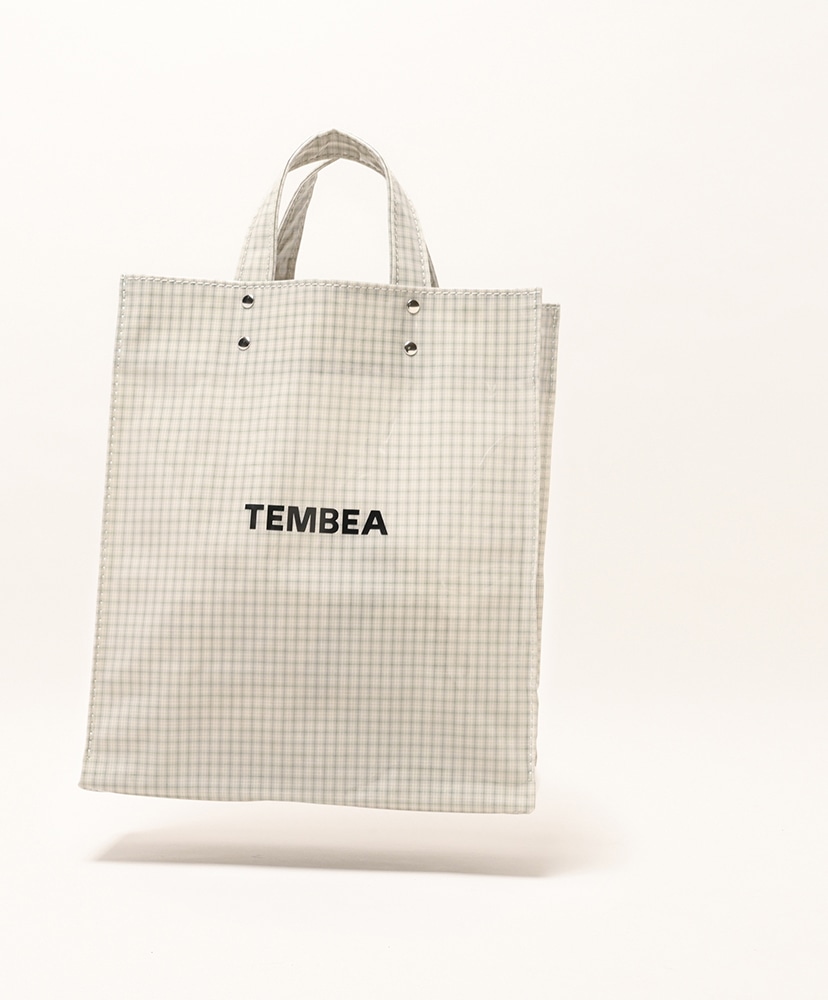 Paper Tote Medium - PVC(ONE Check Beige×Yellow/チェック