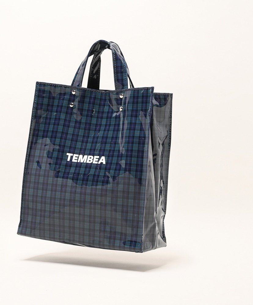 Paper Tote Medium - PVC(ONE Check Beige×Yellow/チェック
