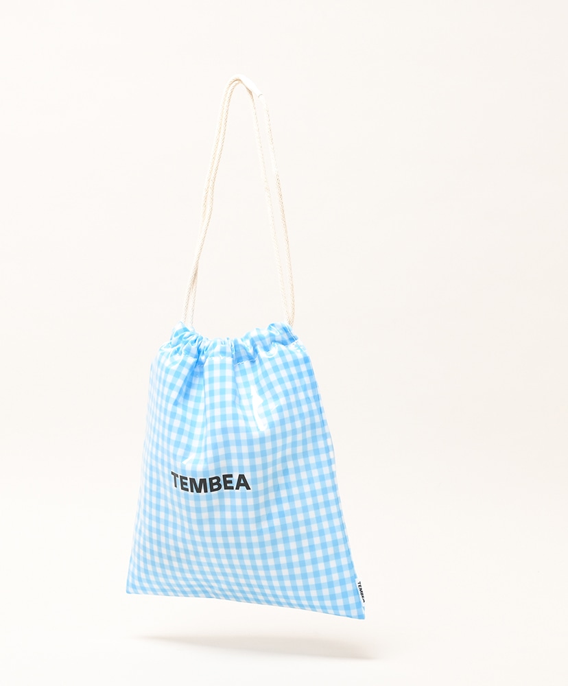 巾着 - PVC(ONE Gingham Black/ギンガムブラック): TEMBEA