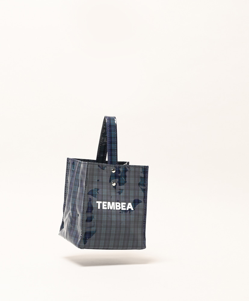 Cube Tote - PVC(ONE Check Beige×Yellow/チェックベージュ