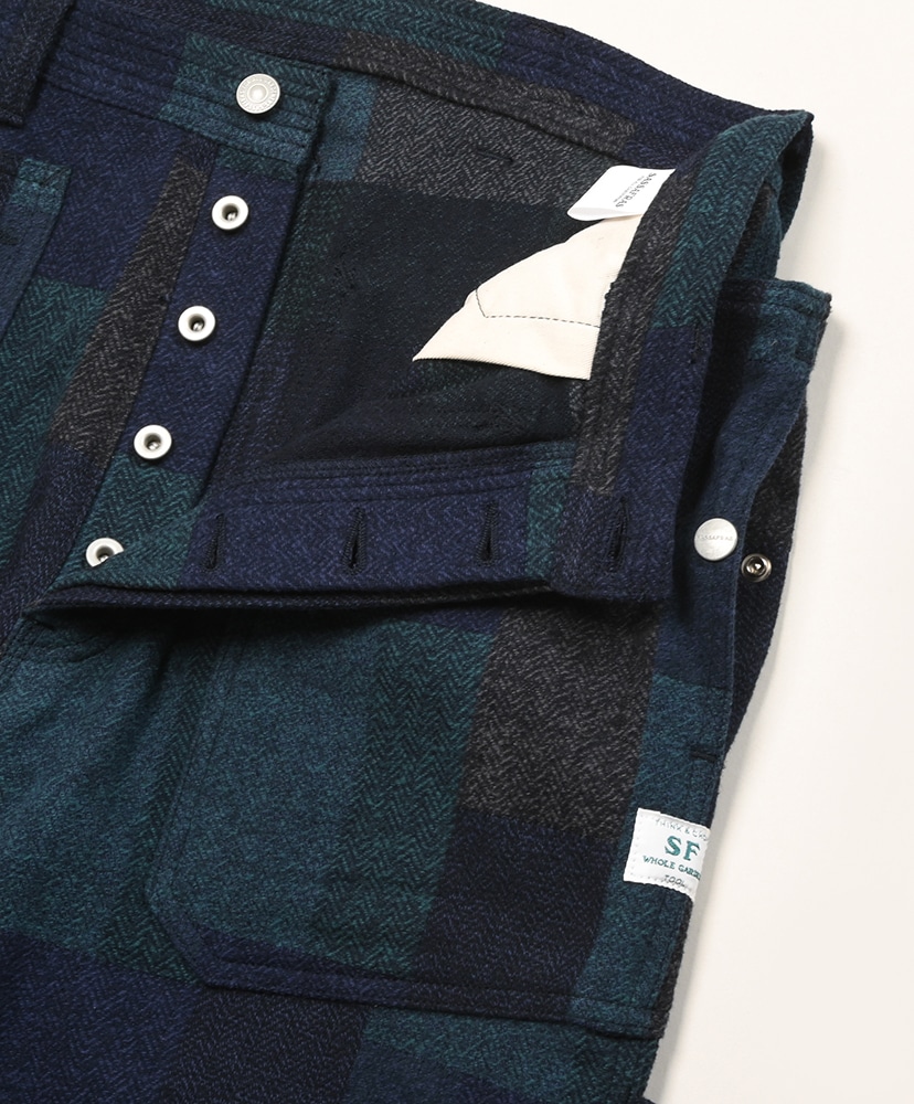 Fall Leaf Gardener Pants 4/5 - Cotton Tweed Navy/ネイビー L(MEN)