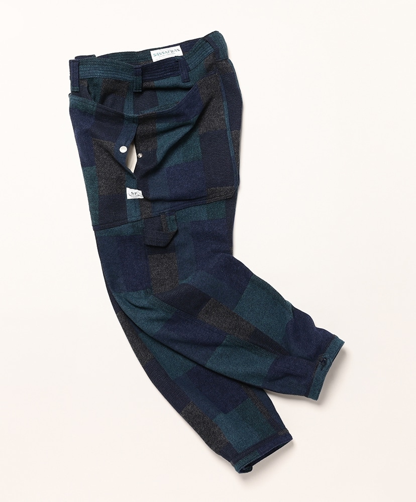 Fall Leaf Gardener Pants 4/5 - Cotton Tweed Navy/ネイビー L(MEN)