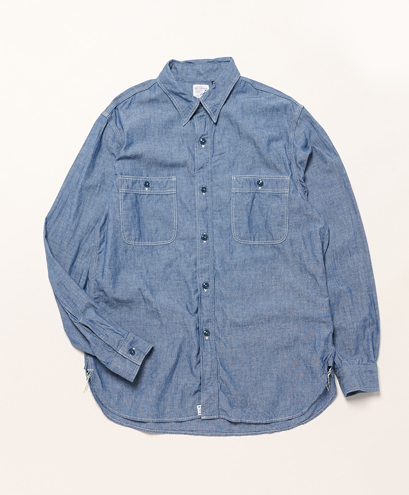 orSlow オアスロウ シャンブレーシャツ 2 Chambray Work Shirt(2(MEN) Chambray/シャンブレー): orSlow