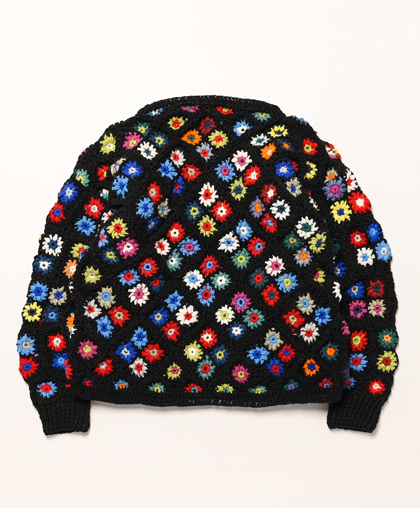 V-Neck Zip Cardigan - Diamond Black/ブラック F