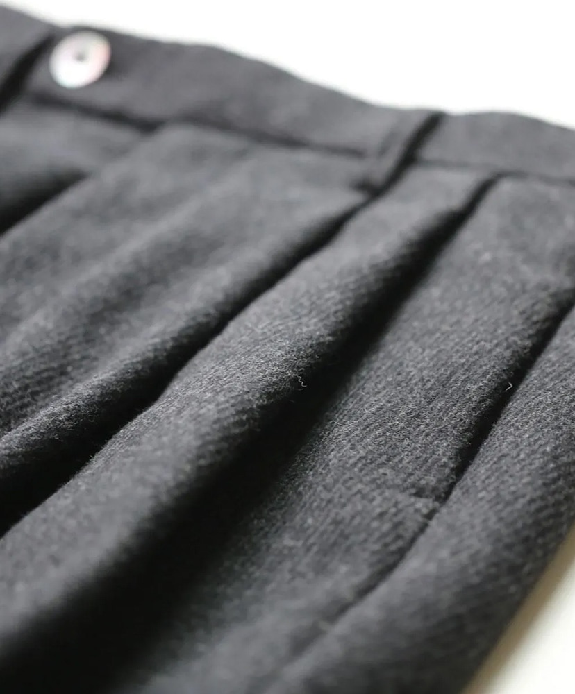 Eral Slacks Charcoal/チャコール L(MEN)