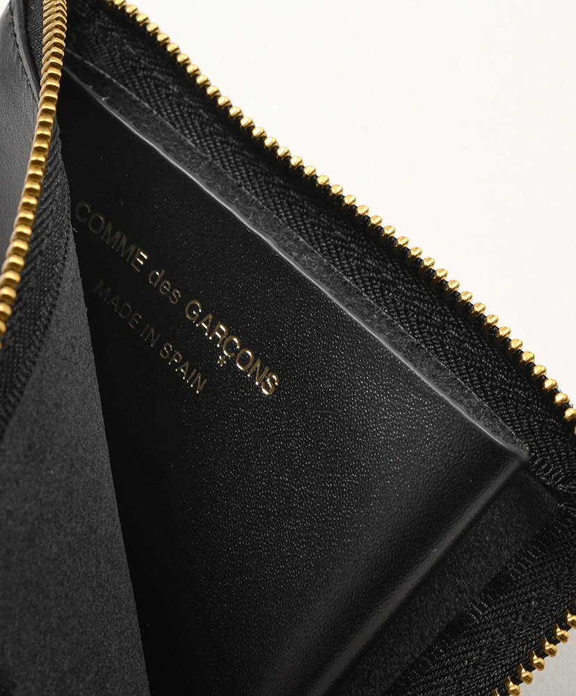8Z-D003-051 - CLASSIC LEATHER LINE - L字型Zip Wallet Black/ブラック ONE