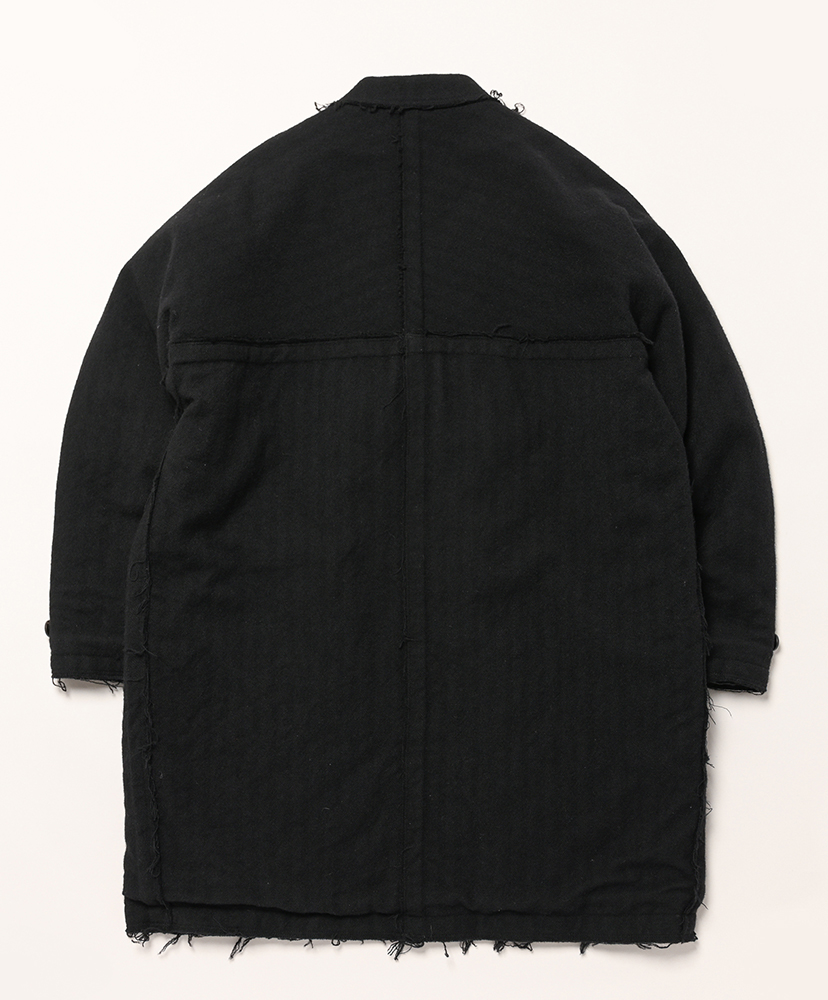 HP-C003-051 - ウールツイードヘリンボーン製品洗 Black/ブラック M(MEN)