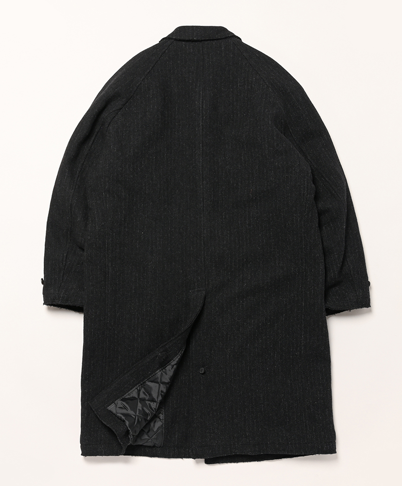 HP-C004-051 - ウールツイルストライプ製品洗 Black/ブラック M(MEN)