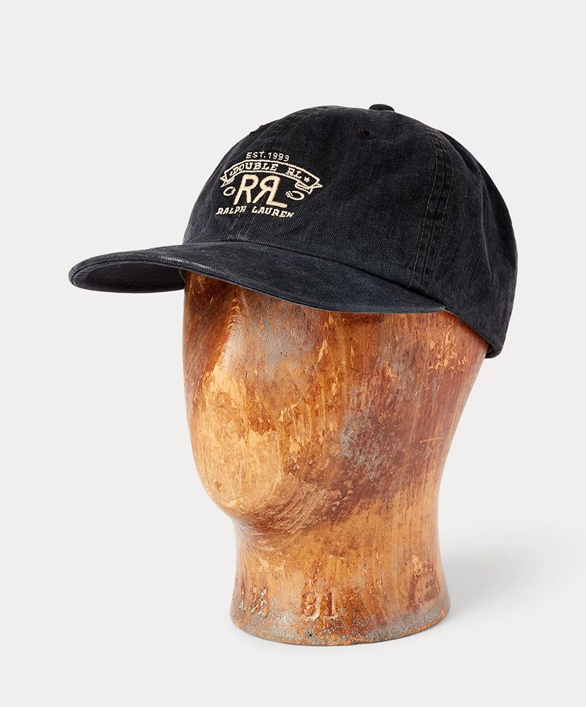 RRL Ranch Logo Twill Ball Cap(ONE Black/ブラック): RRL