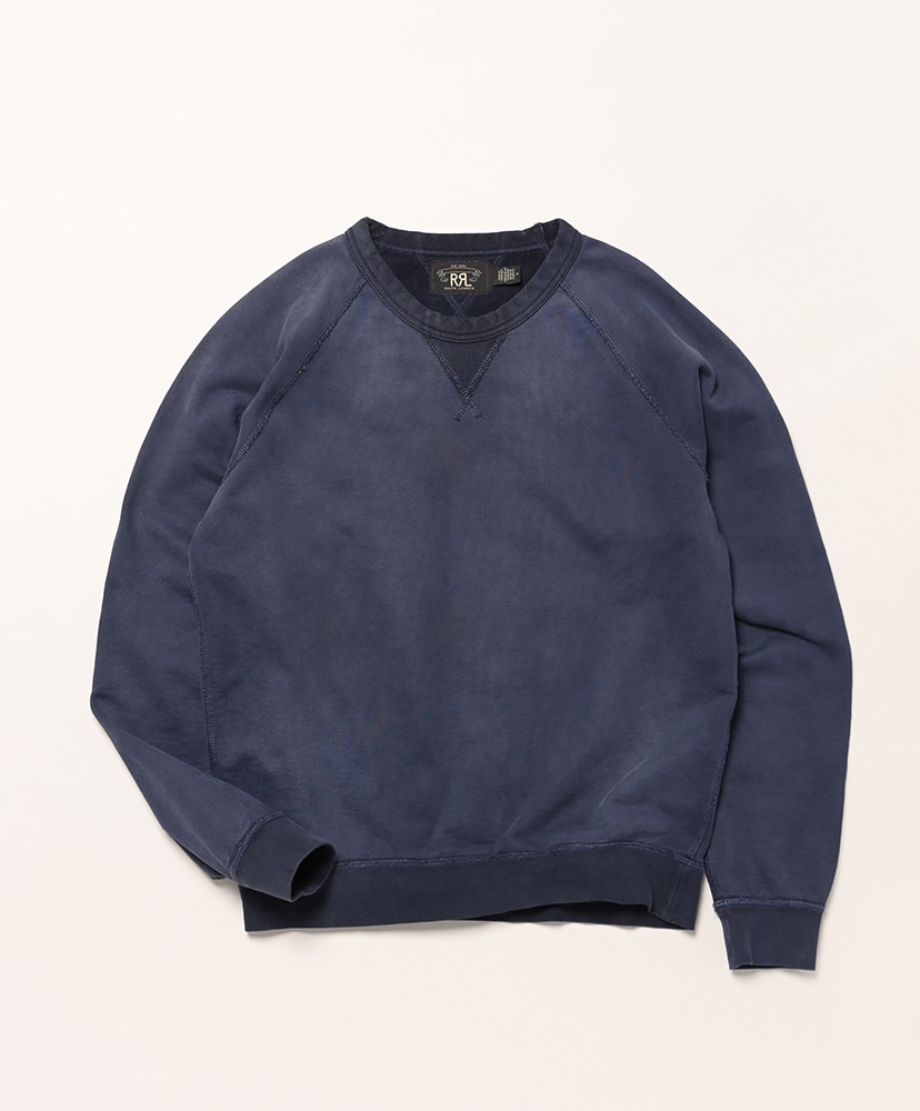 Garment-Dyed French Terry Sweatshirt(L(MEN) Navy/ネイビー): RRL