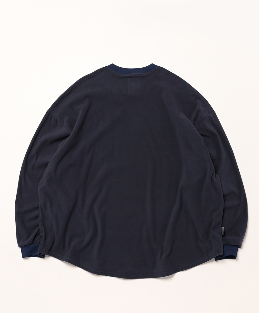 Fleece Super Big LS Round Tee Navy/ネイビー L(MEN)