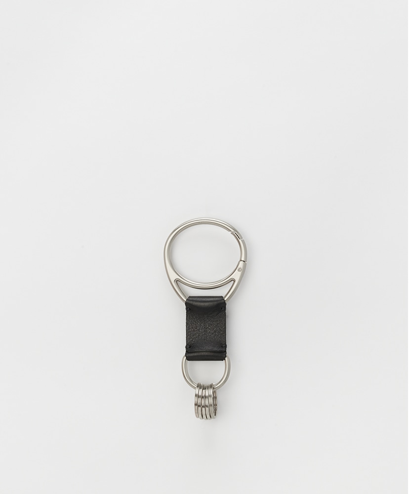 エンダースキーマ/キーフック/ブラック/カウレザー/キーリング/ユニセックス Hender Scheme (エンダースキーマ) key hook / キーフック