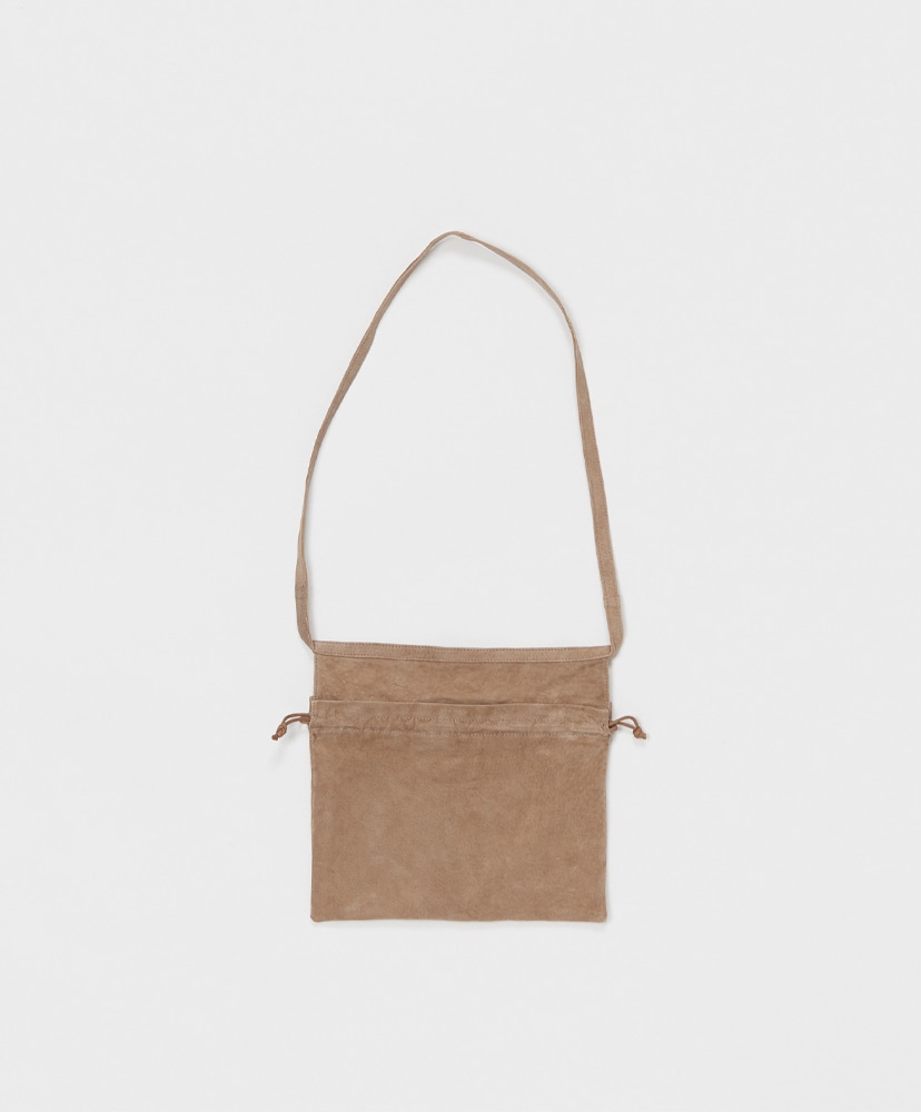 Hender Scheme red cross bag small ベージュ Hender Scheme - 【次回入荷8月中旬予定】Cow Red Cross Bag