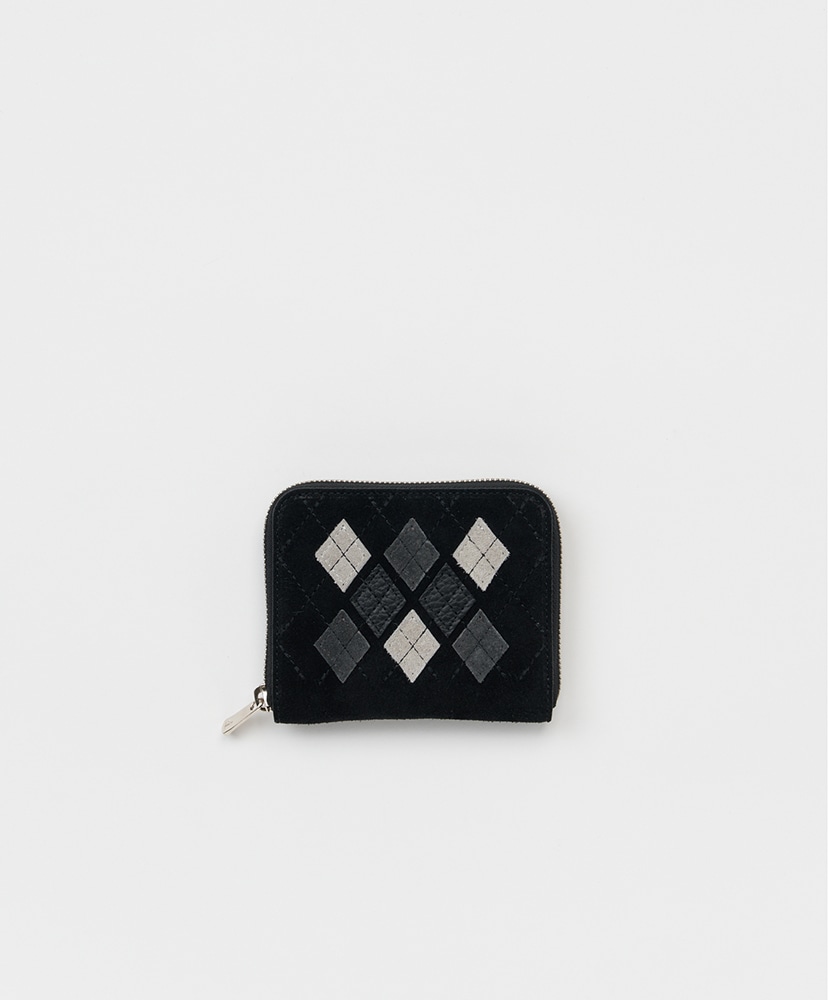 Argyle Square Zip Purse(ONE Argyle Black/アーガイルブラック