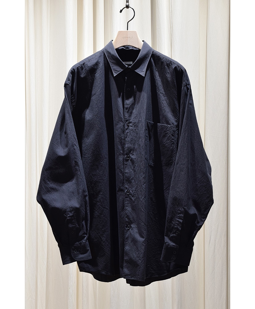 22aw 2022 COMOLI コモリ シャツ ネイビー 系 サイズ 1 コモリシャツ(1(MEN) Navy/ネイビー): COMOLI