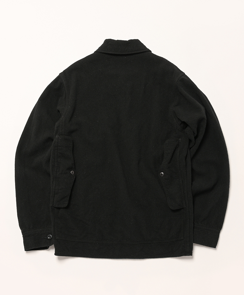 WP-J008-051 - ウールアクリルツイル 製品染縮絨 Filson Wネーム Black/ブラック M(MEN)