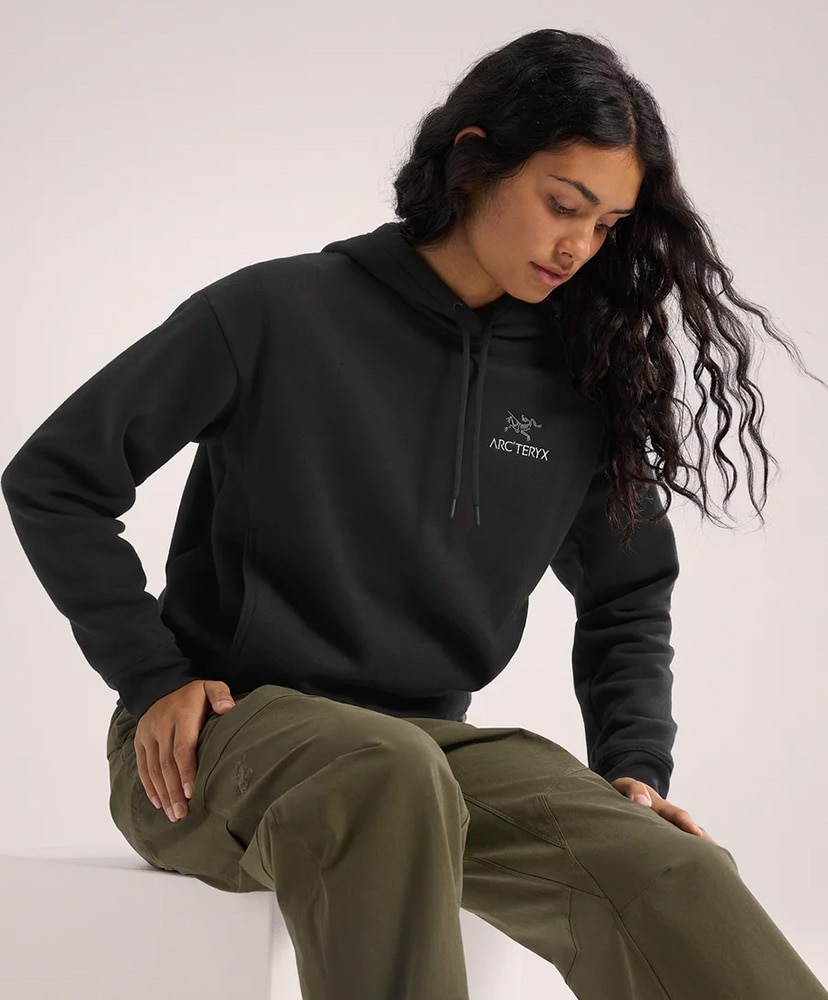 Emblem Fleece Hoody Women's Black/ブラック M(WOMEN)