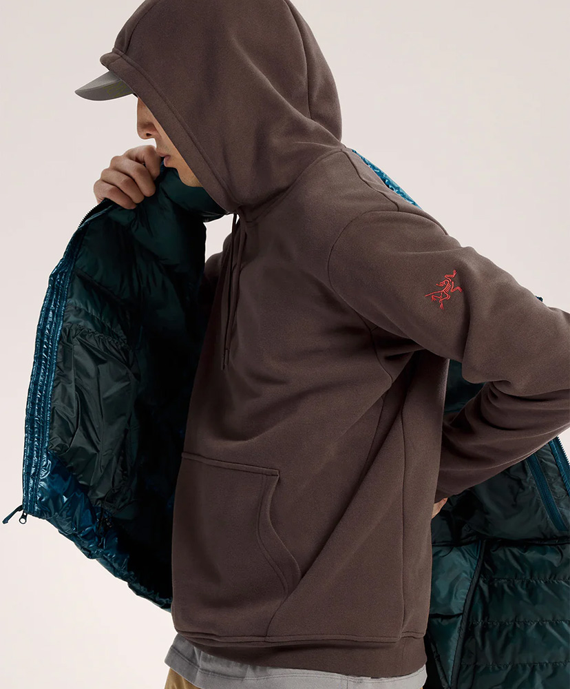 Emblem Fleece Hoody Men's Carob/キャロブ L(MEN)