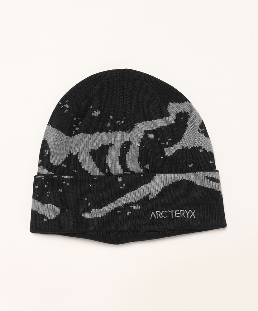 ARC'TERYX Grotto Toque ブラックニット帽 Grotto Toque(ONE Black×Void/ブラック×ヴォイド): ARC'TERYX