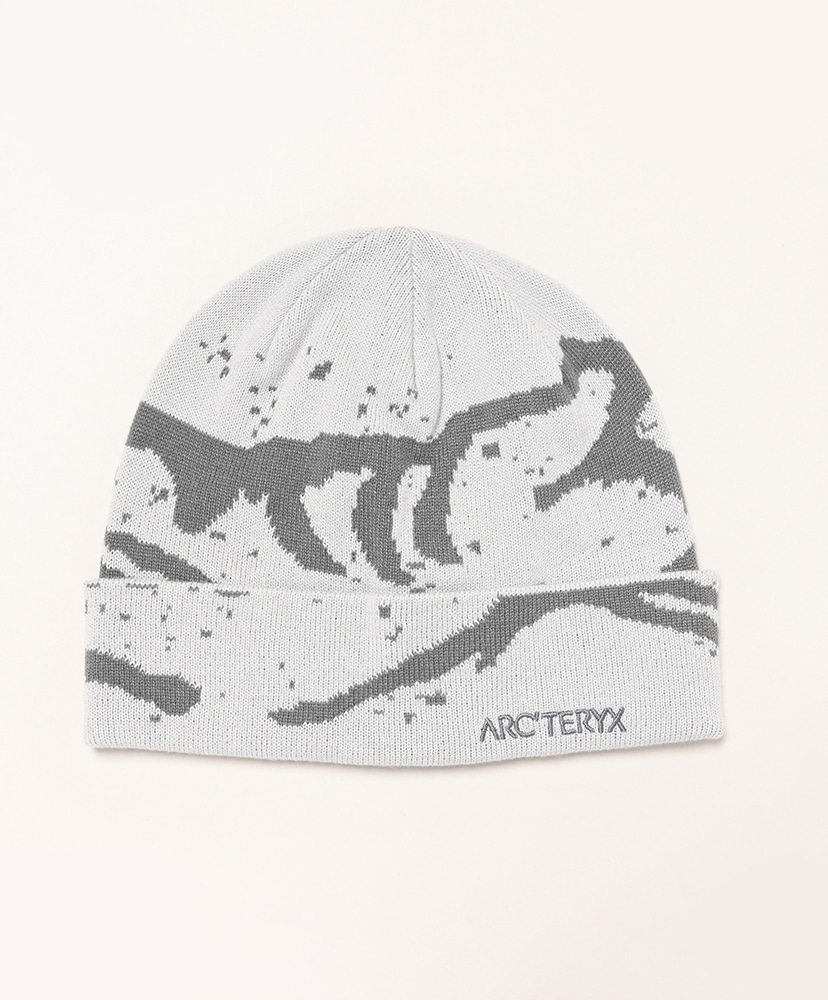 ARC'TERYX ホワイト ビーニー ARC'TERYX ニット帽 ブラック・ホワイト - メルカリ