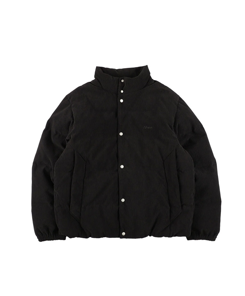 Corduroy Down Jacket (Men)(L(MEN) BLK): NANGA