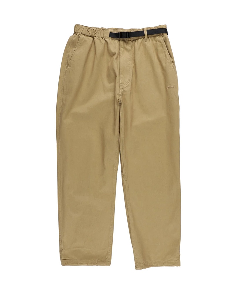 ぬんちゃ Weaving Belt Chino Taperd Pants(XL(MEN) BEG): NANGA