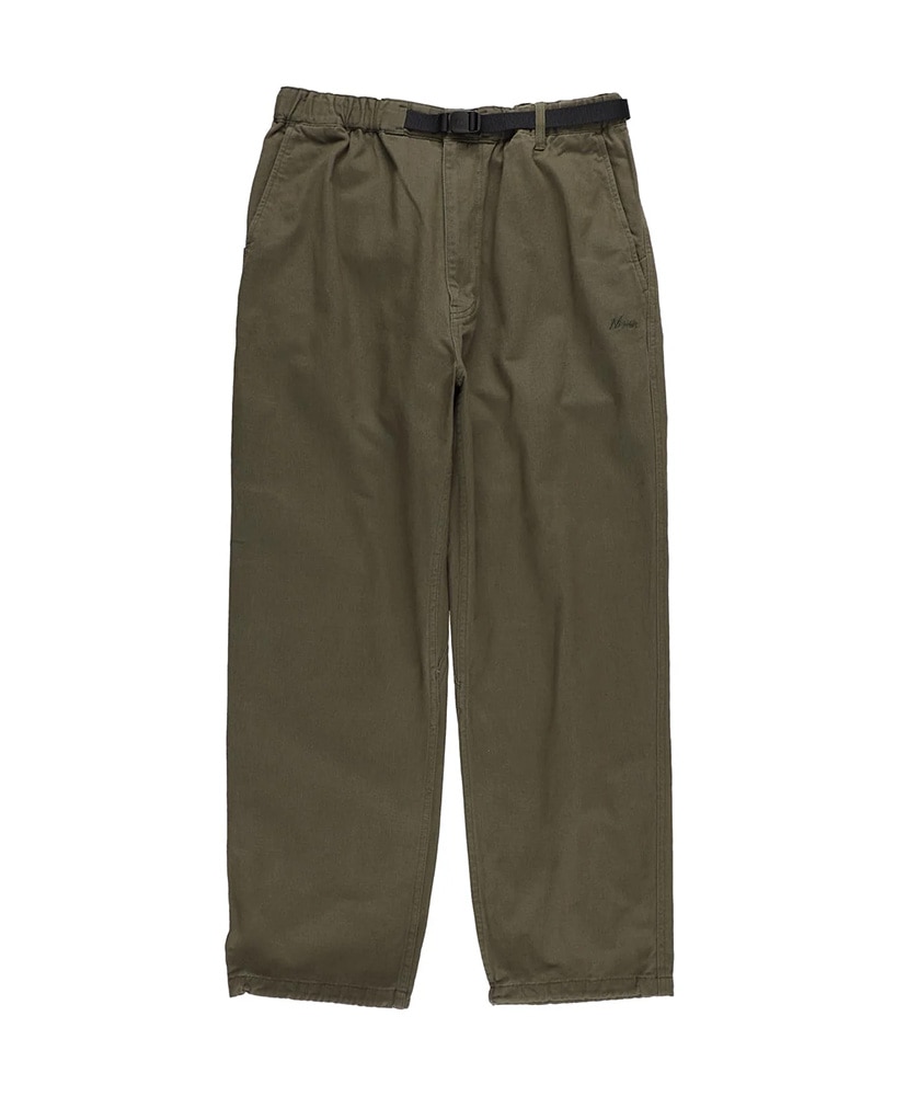 ぬんちゃ Weaving Belt Chino Taperd Pants(XL(MEN) BEG): NANGA