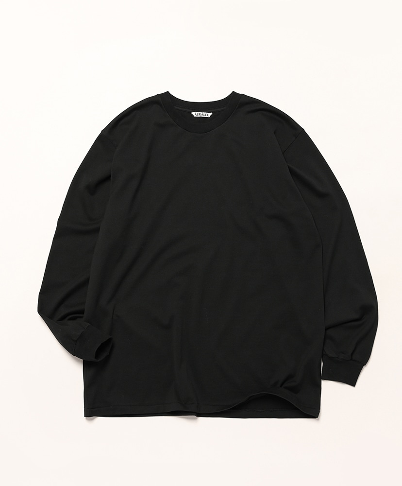 トップス AURALEE 25SS LUSTER PLAITING L/S TEE 3 Luster Plaiting L/S Tee(3(MEN) Black/ブラック): AURALEE