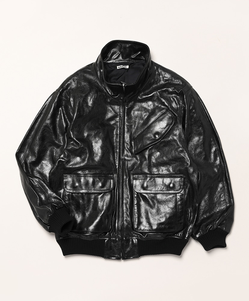 ジャケット・アウター AURALEE 25aw LAMB LEATHER ZIP BLOUSON 3 25AW】AURALEE LAMB LEATHER ZIP BLOUSON – Chum!