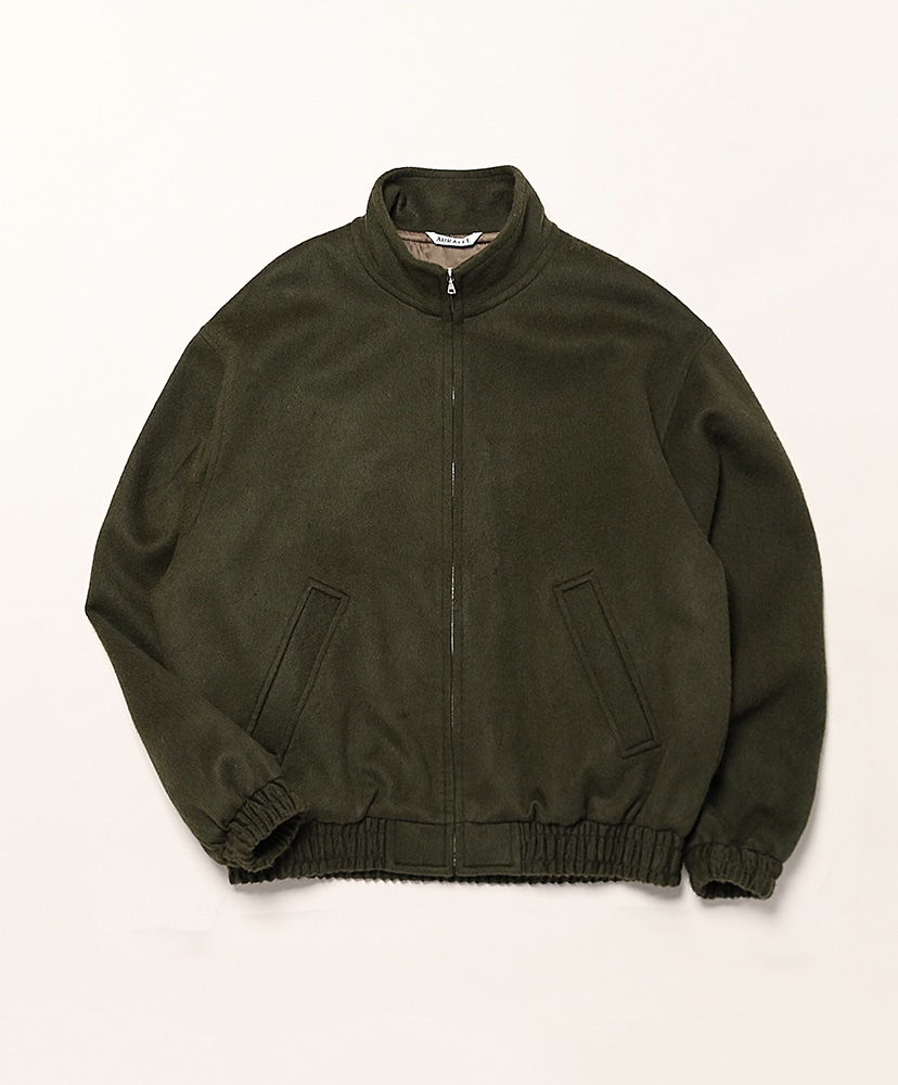 Baby Camel Flannel Zip Blouson(3(MEN) Dark Brown/ダーク