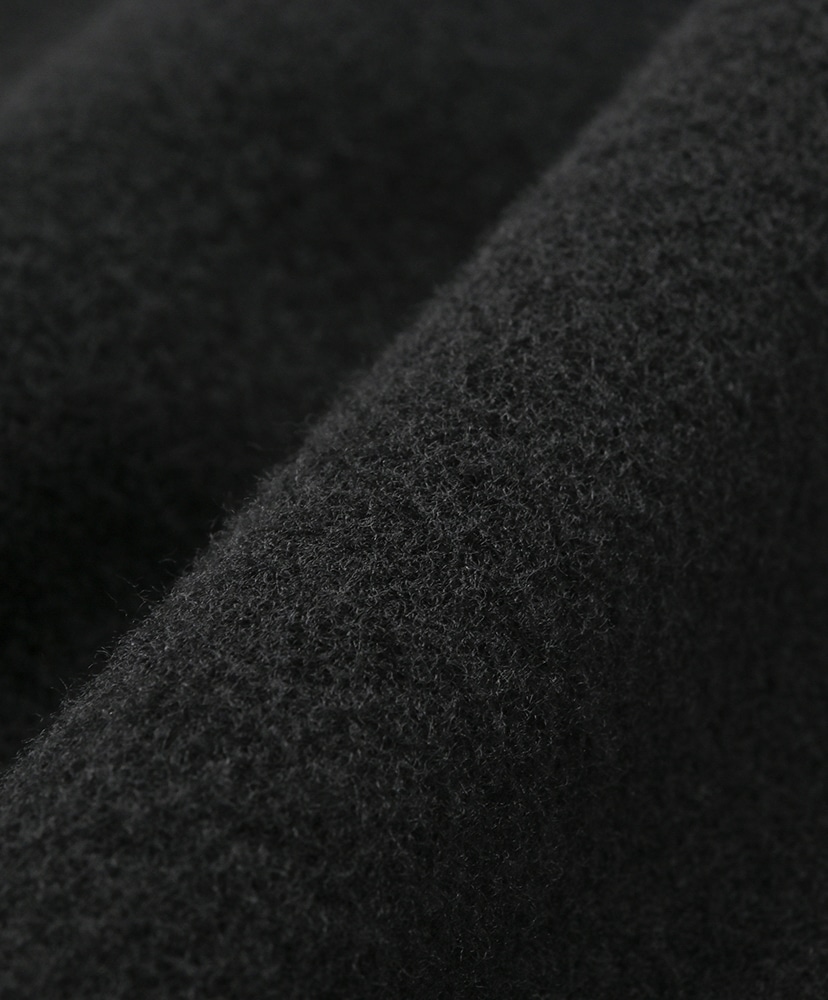 Super Fine Wool Mosser Soutien Collar Coat Black/ブラック 3(MEN)