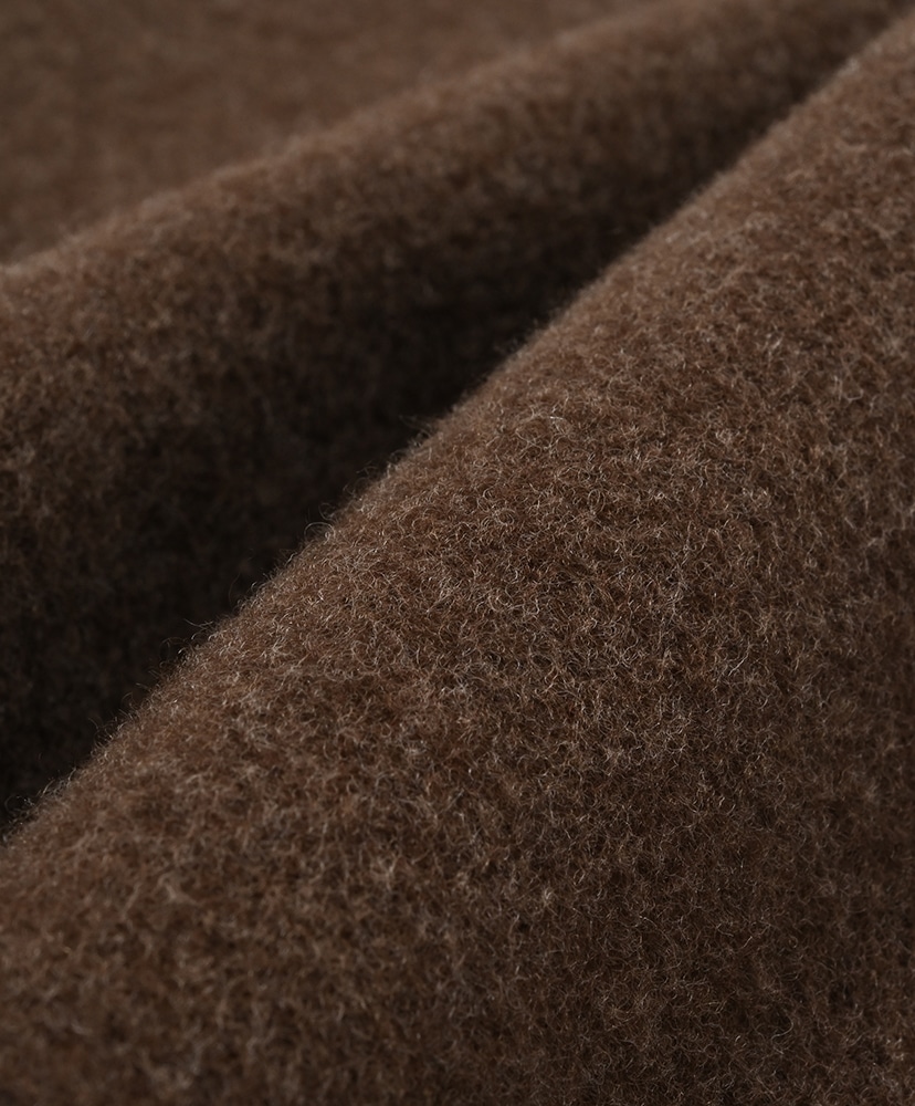 Super Fine Wool Mosser Soutien Collar Coat Top Brown/トップブラウン 3(MEN)