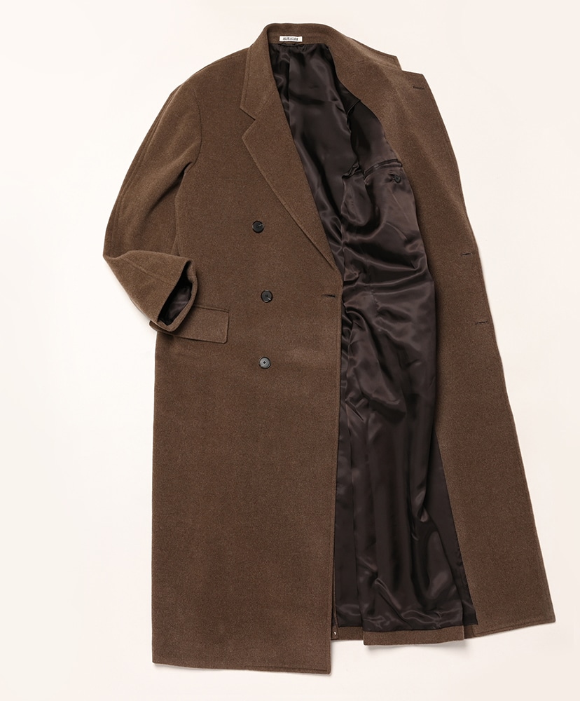 Super Fine Wool Mosser Chesterfield Coat Top Brown/トップブラウン 3(MEN)