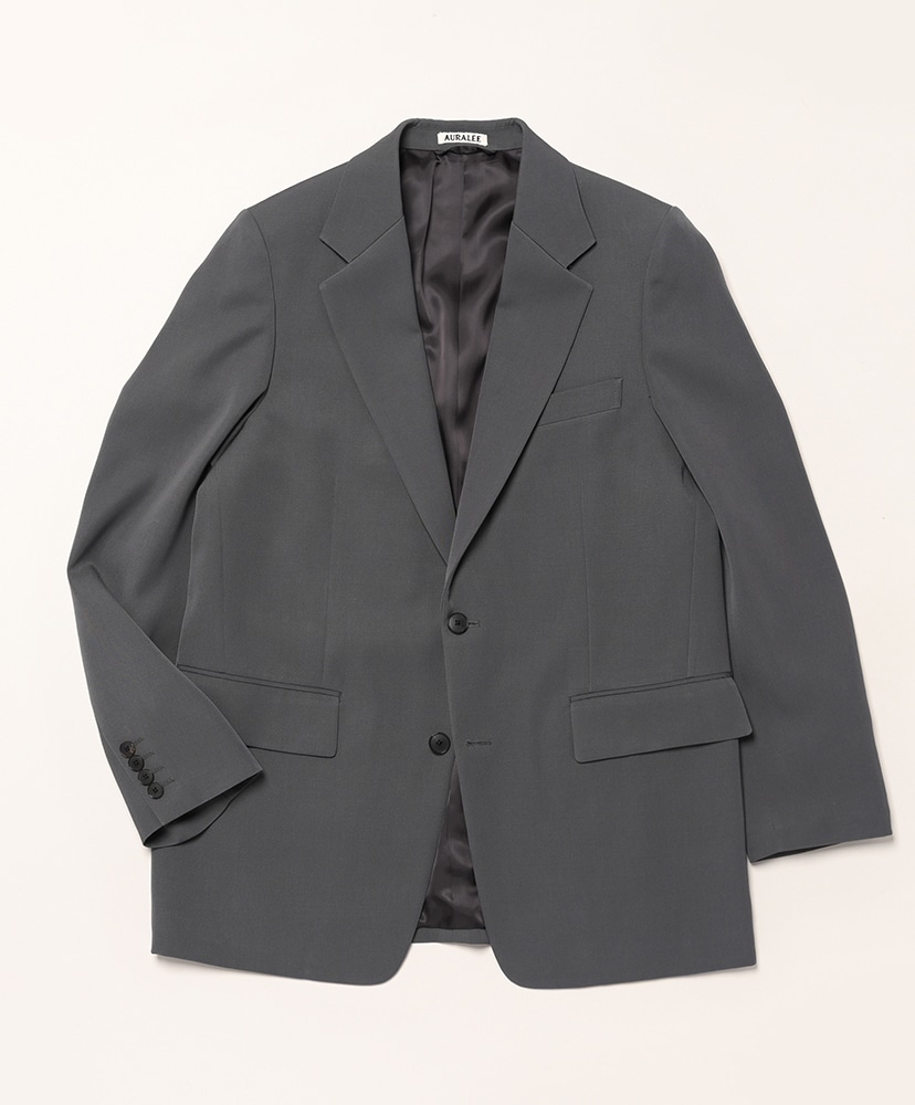 Light Wool Max Gabardine Jacket(3(MEN) Dark Gray
