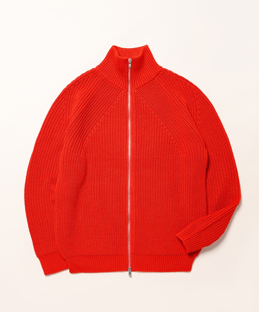 Men Signature Drivers Knit(1(MEN) Vermilion/バーミリオン