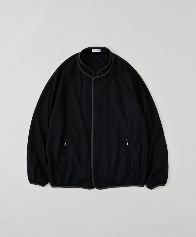 フィロソフィー スエード ジャケット フード ニット 異素材 ブラック 黒 M FREAK'S STORE｜リラックスフィット 異素材切り替え ドッキング