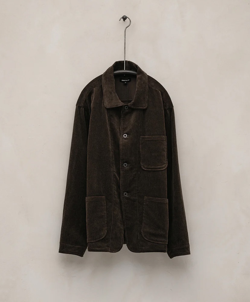 evan kinori ジャケット black S Evan Kinori Three Pocket Jacket, Black Moleskin – Glasswing