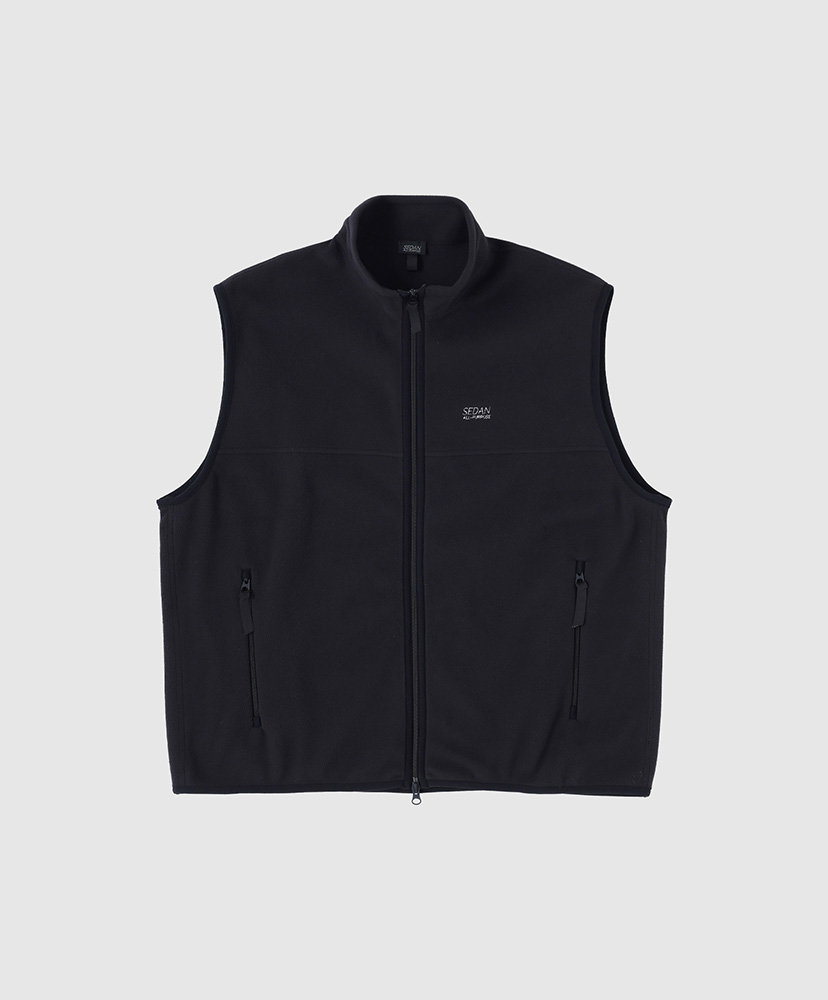 ジャケット・アウター S.F.C STITCHED ZIP VEST S.F.C / STITCHED ZIP VEST Black【SFCSS25J05】 | distrad