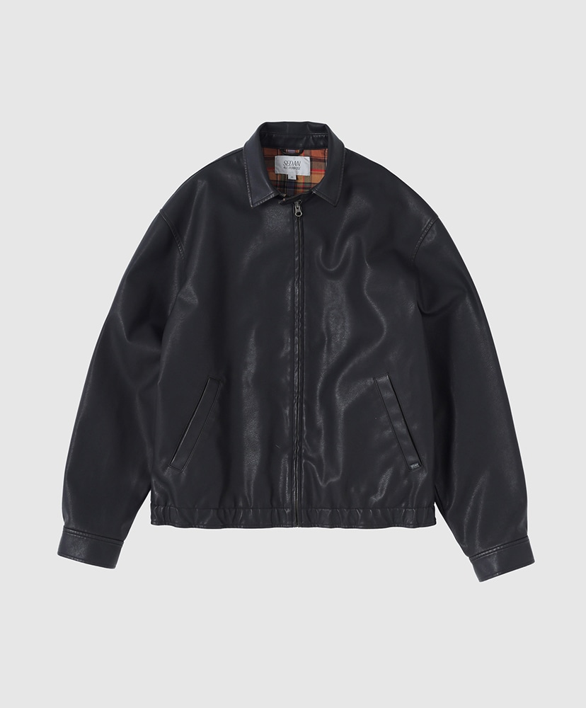 Synthetic Leather Jacket(L(MEN) Vintage Black/ビンテージ