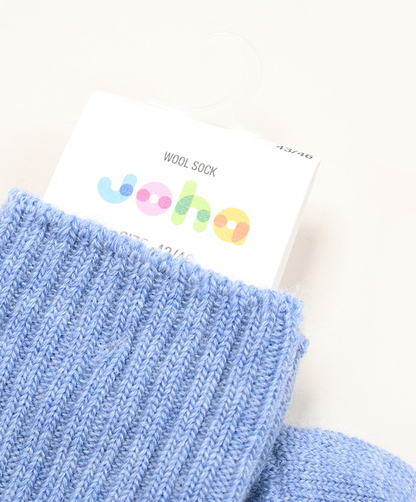 Wool Socks Blue Melange/ブルーメランジ 26.0-28.0cm