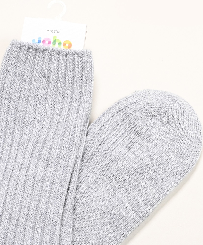 Wool Socks Grey Melange/グレーメランジ 26.0-28.0cm